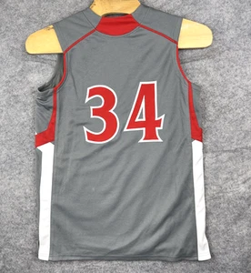 Fishers Basketball Trikot Damen XL grau rot 34 NCAA Basketball Pro Look Sport - Bild 1 von 6