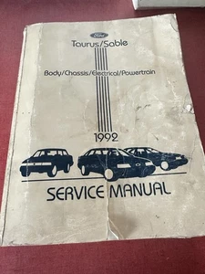 Ford 1992 Taurus/Sable Service Manual - Picture 1 of 3