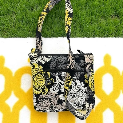 Vera Bradley Hipster Crossbody Bag Purse Quilted Floral Retired Dogwood Shoulder - Image 1 of 4