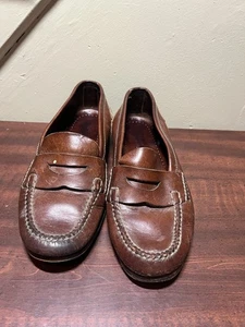 Mocasines Cole Haan de cuero marrón para hombre talla 8,5 W - Imagen 1 de 8