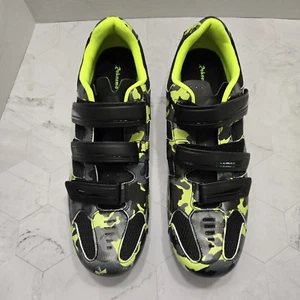 Roknemo Cycling Shoes size US 15/16.5 neon yellow camo pattern - Picture 1 of 6