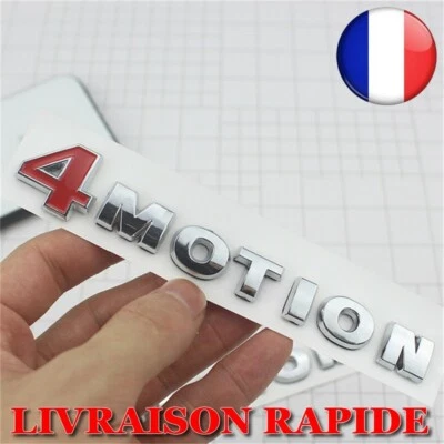 Emblème Arrière Voiture PASSAT Touareg GOLF Polo Tiguan Auto Coffre Logo 4Motion - Photo 1/3