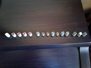 Mackie 32-8 OEM full set of knobs (15 pc.) for one channel - Picture 1 of 8