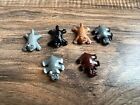 1990'S Galoob Pound Puppy Puppies & Purries Set Miniature Playset Mini Lot Of 6