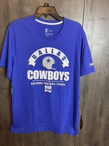 Nike Dallas Cowboys Since 1960 Hombres Camiseta Grande Algodón Azul Místico Nueva con Etiquetas - Imagen 1 de 9