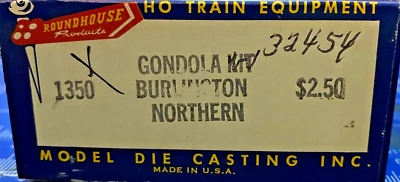 Roundhouse HO - Kit de góndola Burlington Northern 32454 - 1350 - SW Foto 1 de 2