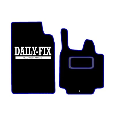 CAR FLOOR MATS FOR SMART FORTWO 2007 TO 2014 ALL WEATHER TAILORED BLACK CARPET - Image 1 of 4