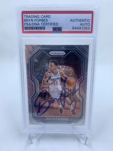 Bryn Forbes Signed 2020-21 Panini Prizm RC IP Auto PSA/DNA Denver Nuggets - Picture 1 of 2