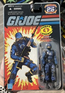G.I. JOE 25th Anniversary Cobra Trooper The Enemy  FOIL CARD NEW 2007