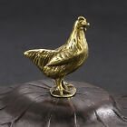 Animal Miniature Sturdy Collectible Portable Brass Hen Figurine Casting