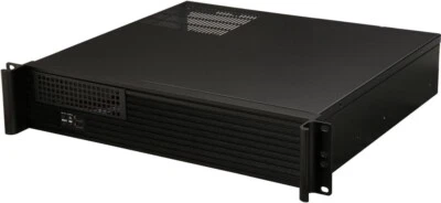 iStarUSA D-213-MATX-DT Black 2U Compact Server / Desktop Chassis - OEM - Image 1 of 2