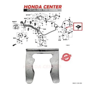 Fits For Honda Accord Civic City CR-V CR-Z HR-V Brake Hose Clip 90651-538-000 - Picture 1 of 3