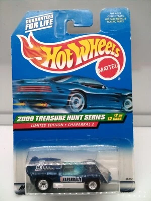 Hot Wheels  Mainline Treasure Hunt 2000 / Chaparral 2 - Met Blue - Model Car x1 - Image 1 of 4