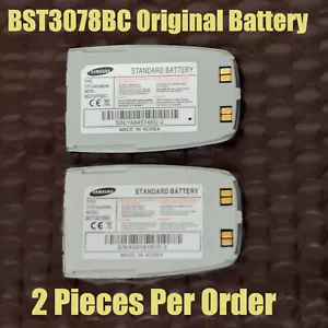 BST3078BC Rechargeable Li-Ion Battery. SAMSUNGS X460 CELLPHONE. 2 Pieces/Order. - Picture 1 of 6