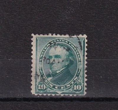 US Stamp 1890 Daniel Webster # 226 Perf 12 green 10 Cent Lot 478 - Image 1 of 2