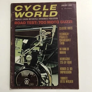 Vintage January 1968 Cycle World Magazine - Picture 1 of 3