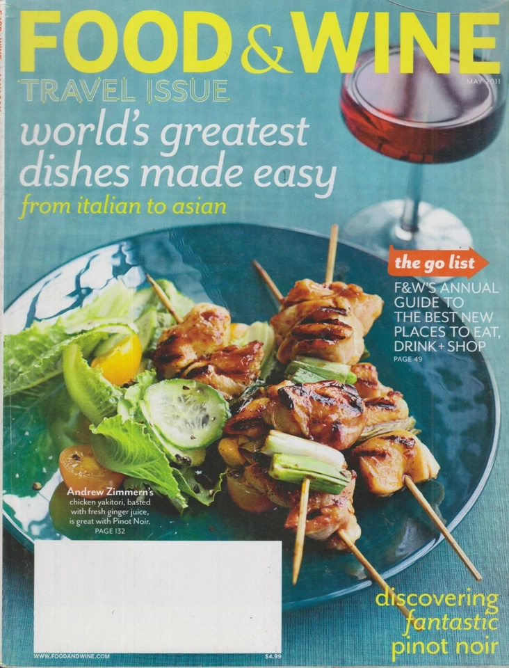 Food & Wine May 2011 Travel Issue - World's Great Dishes Made Easy From Italian  - Image 1 of 1
