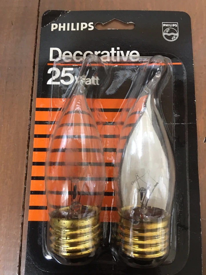 (2 to Pack)Philips BC25BA9.5/3 120 Volt 25 Watt Medium Base Decorative Incandesc - Image 1 of 1