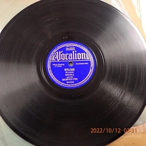 E 78 Big Bill Broonzy Vocalion 04429 WPA Rag / Living On Easy Street - Picture 1 of 2