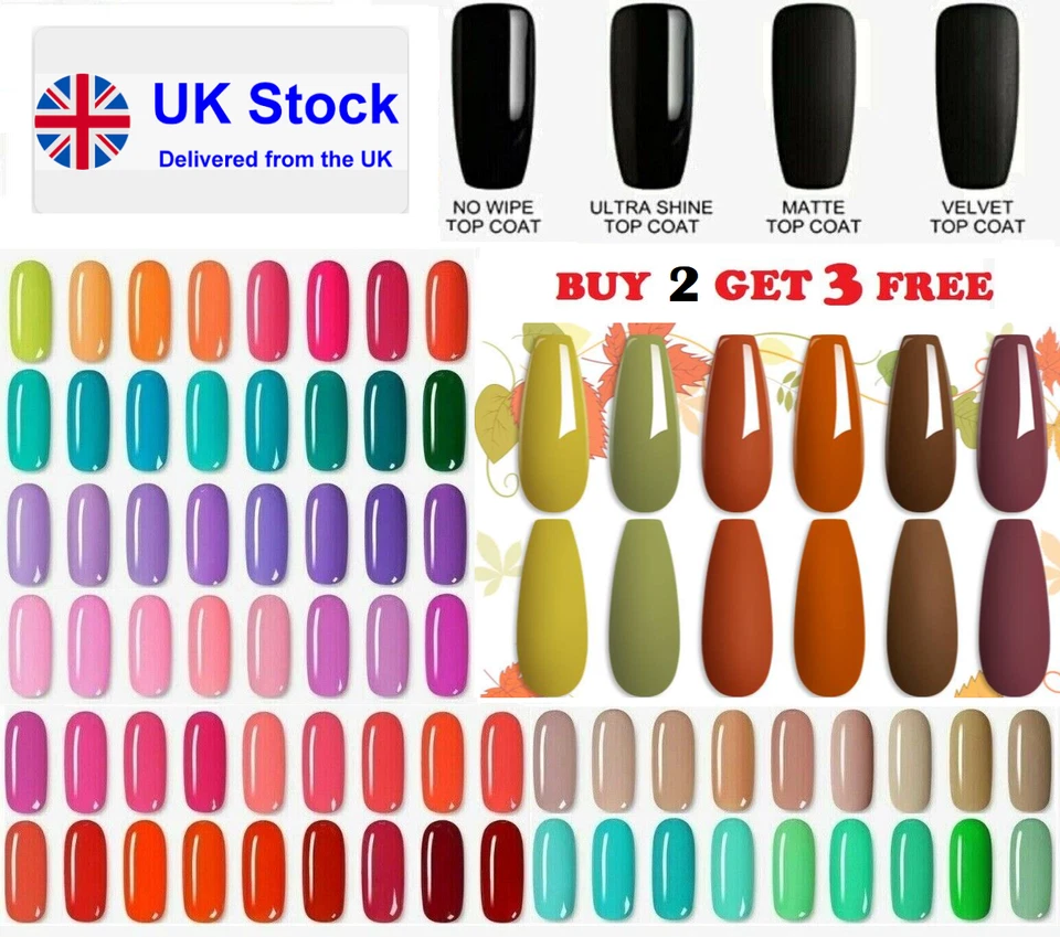 AMAL GEL POLISH Gel Nail Polish Gel Polish Varnish Lacquer Top Base Coat Soak Off Amal Gel 5ml