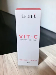 Nuovo con scatola Teami VIT-C Hibiscus vitamina C collagene infuso siero viso 1 oncia - Foto 1 di 4