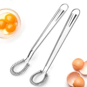 Stainless Steel Whisk Spring Mixer Spoon Eggs Sauces Honey Cream Cooking Tools - - Picture 1 of 10