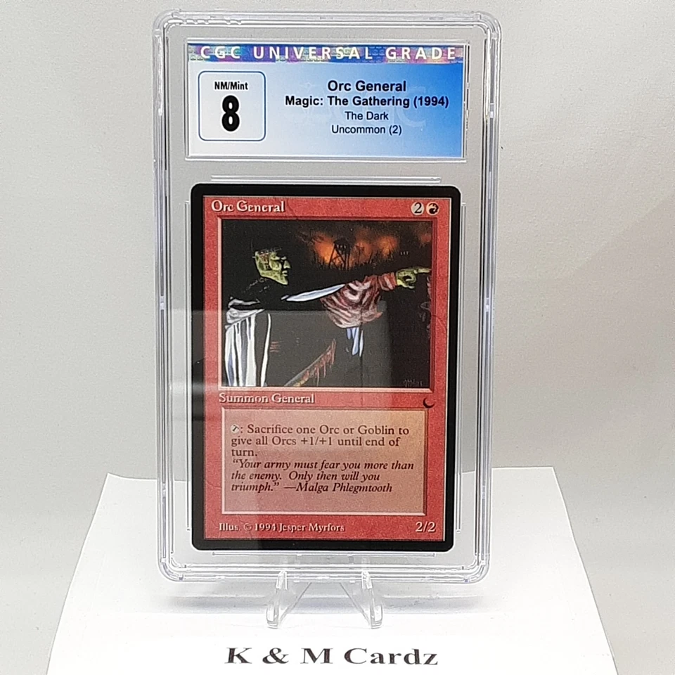 MTG - The Dark - Orc General - Graded - CGC 8.0 - Image 1 of 4