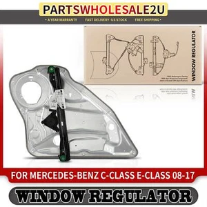 Rear Passenger Window Regulator for Mercedes-Benz C250 C300 E250 E350 E63 AMG S - Picture 1 of 8