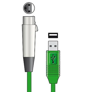 AKKORD Buchse XLR AUF USB STECKER, Schnittstellenkabel 3 METER - Bild 1 von 1