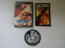 Sony PlayStation 2 "SNK VS. CAPCOM SVC CHAOS" PS2 2003 Fighting Game From Japan