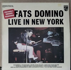 FATS DOMINO - LIVE IN NEW YORK 1976 PHILIPS 6414 910 AUS VINYL LP - Picture 1 of 3
