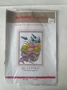 Joy Sunday Cross Stitch Kit - Easter Eggs (2) J224 - Imagen 1 de 2