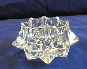 Candelabro votivo de cristal Starburst Diamond - Imagen 1 de 3
