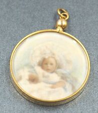Vintage Photo Womens/Girls Pendant in Rolled Gold Fashion Jewelry