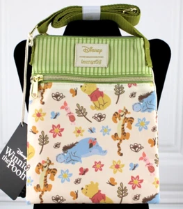 Loungefly Winnie The Pooh Floral Passport Crossbody Bag Womens New Tags 2024 - Picture 1 of 13