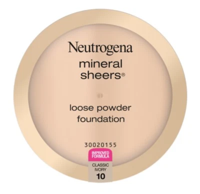 Neutrogena Mineral Sheers Lightweight Loose Powder Foundation CHOOSE YOUR SHADE - Image 1 of 3