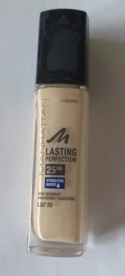 MANHATTAN  LONGLASTING 25H  FOUNDATION  NEU NR 50 SESAME - Bild 1 von 3