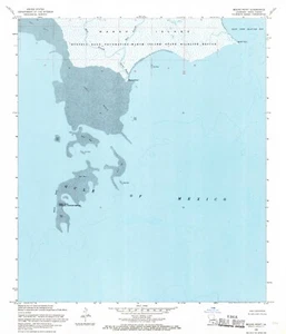 Mound Point, LA - 1968 Topographic Map | Vintage USGS Print | Historic Louisiana - Picture 1 of 1