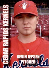 2004 Cedar Rapids Kernels Perfect Game USA #5 Kevin Jepsen Anaheim California 