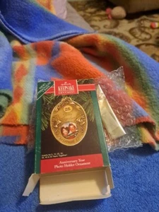 Hallmark 1992 Anniversary Photo Ornament Edition Barren to Change Years - Bild 1 von 8