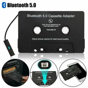 Wireless Bluetooth Car Cassette Tape Adapter Converter For iPhone iPod Samsung O - Picture 1 of 7