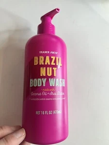 Trader Joe's Brazil Nut Body Wash Coconut Oil Shea Butter 16oz New - Picture 1 of 3