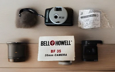 New Bell Howell BF 35 Big Finder 35mm Camera Redeye reduction auto focus flash - Image 1 of 4