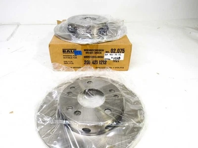84-93 Juego de rotor de freno trasero Mercedes W124 300D 300E W201 190E 20142112 BALO NOS Foto 1 de 4