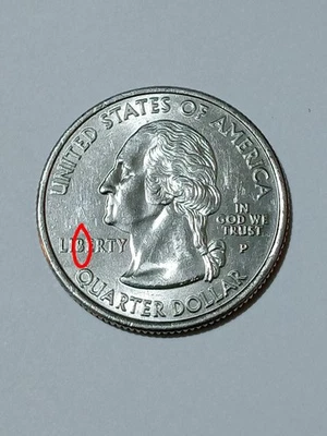 2008-P Arizona Grand Canyon state quarter error coin - Image 1 of 2