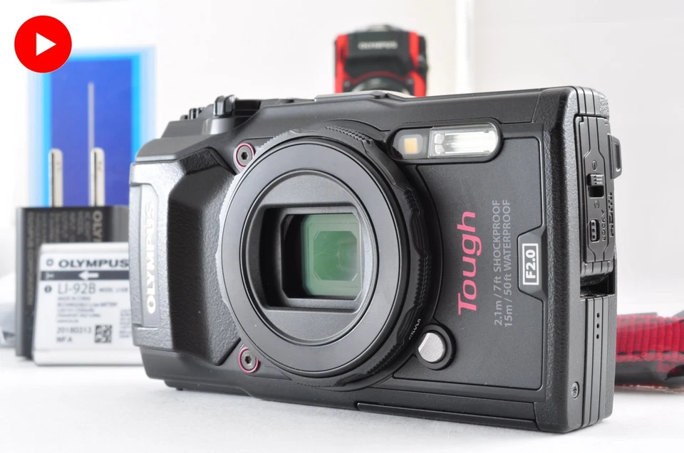 [Exc+5] Olympus Tough TG-5 Black Waterproof Digital Camera #6787 - image 1 of 4