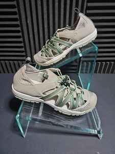 Northside Summer Women's  Green/Gray/White with Speed Lace Size 10 Sandals.   C1 - Picture 1 of 14