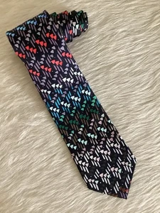 New PAUL SMITH “Painted Geometric” Multi Silk Tie 56x3” Made ITALY NWT $150 USD - Picture 1 of 10