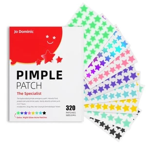 Pimple Stars Patches for Face 4 Size 320 Counts Acne Patches Hydrocolloid Patc - Picture 1 of 7