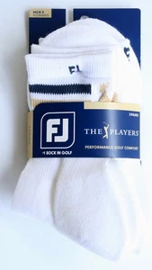 The Players Championship "GOLDEN GOAT" FootJoy Golf Socks-2 Pair White RARE! 🏆 - Picture 1 of 3